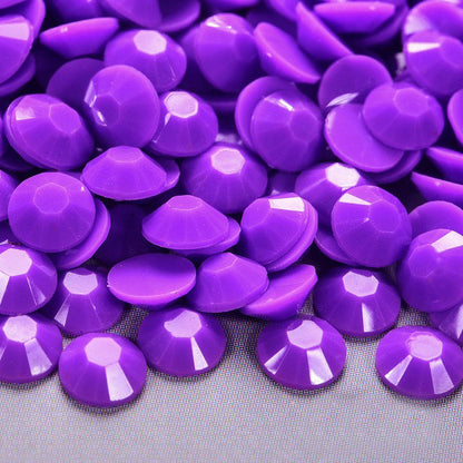 【A129】3mm Solid Opaque Resin Rhinestones Gems