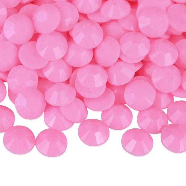 【A129】3mm-5mm Mixed Solid Opaque Resin Rhinestones Gems