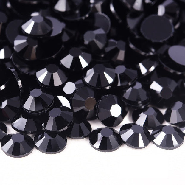 【A129】3mm-5mm Mixed Solid Opaque Resin Rhinestones Gems