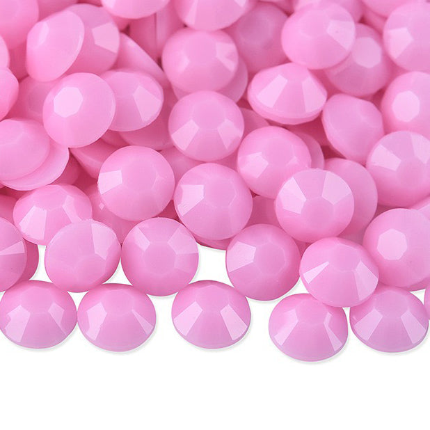 【A129】3mm-5mm Mixed Solid Opaque Resin Rhinestones Gems