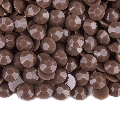 【A129】3mm Solid Opaque Resin Rhinestones Gems