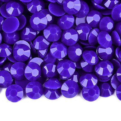 【A129】3mm-5mm Mixed Solid Opaque Resin Rhinestones Gems