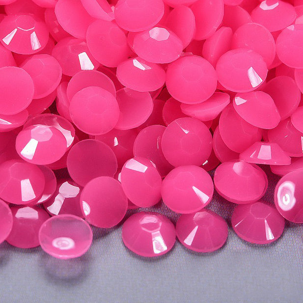 【A129】3mm Solid Opaque Resin Rhinestones Gems