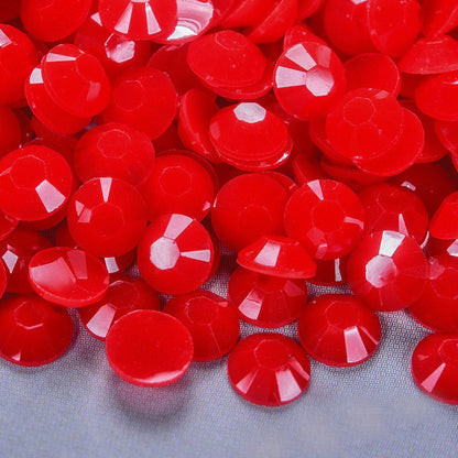 【A129】3mm-5mm Mixed Solid Opaque Resin Rhinestones Gems