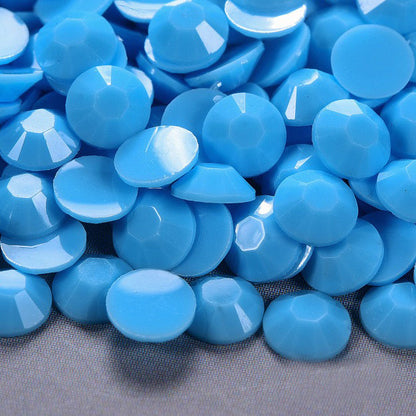 【A129】3mm Solid Opaque Resin Rhinestones Gems