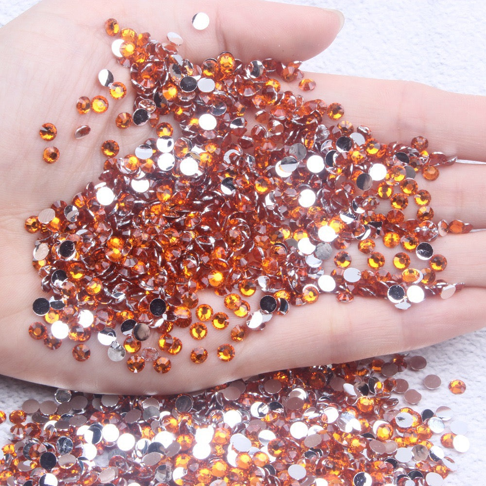 【A131】Silver Back Resin Rhinestones flatback, 3mm-5mm Mixed, DIY, Nail Art, Tumbler