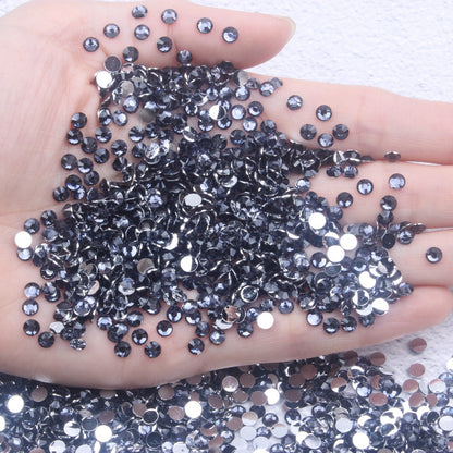 【A131】Silver Back Resin Rhinestones flatback, 3mm-5mm Mixed, DIY, Nail Art, Tumbler