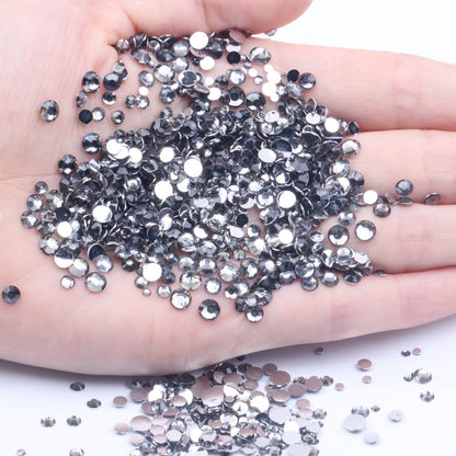 【A131】Silver Back Resin Rhinestones flatback, 3mm-5mm Mixed, DIY, Nail Art, Tumbler