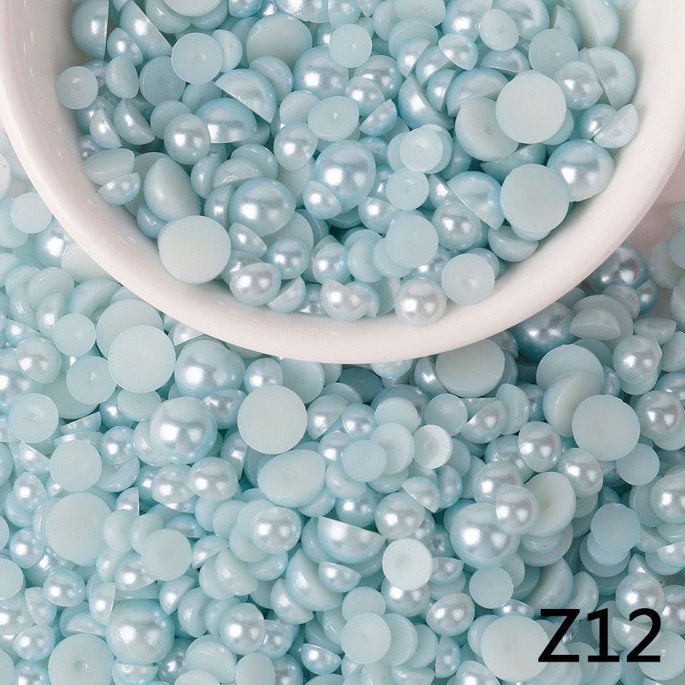 NEW ARRIVAL Half Pearls 3-10mm Mixed