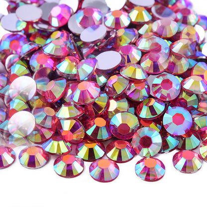 [ A145 ] Silver Back AB Color Rhinestones  3mm-5mm