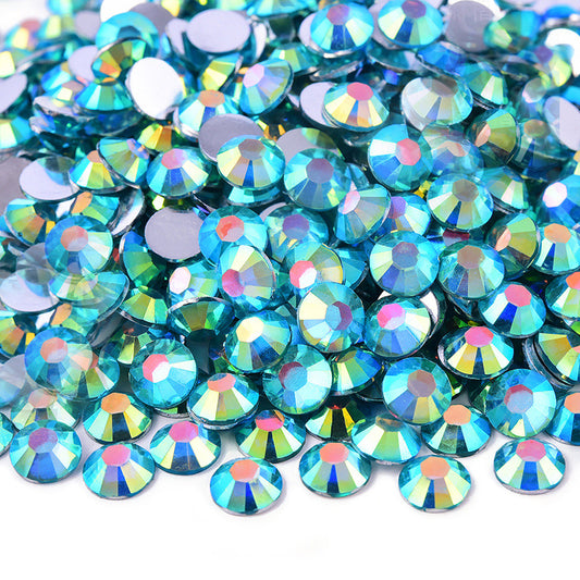 [ A145 ] Silver Back AB Color Rhinestones  3mm-5mm